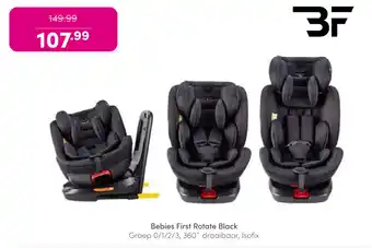 Baby & Tiener 3F Bebies first rotate black aanbieding