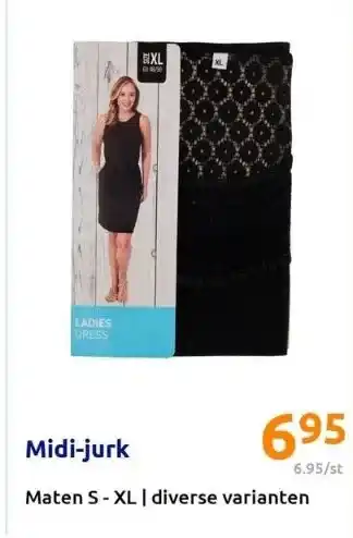 Action Midi-jurk aanbieding