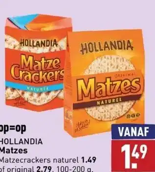 ALDI Hollandia matzes aanbieding