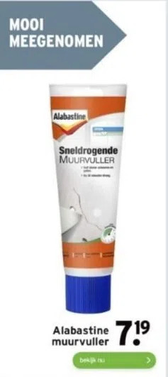 GAMMA Alabastine muurvuller aanbieding