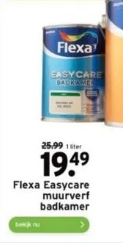 GAMMA Flexa easycare muurverf badkamer aanbieding
