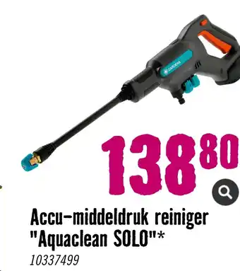 Hornbach Accu-middeldruk reiniger "aquaclean solo"* aanbieding