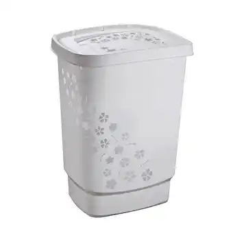 Marskramer Rotho wasbox design 55 l flowers cool grey aanbieding