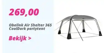 Obelink Obelink air shelter 365 cooldark partytent aanbieding