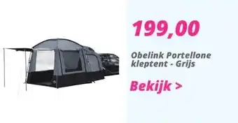 Obelink Obelink portellone kleptent - grijs aanbieding