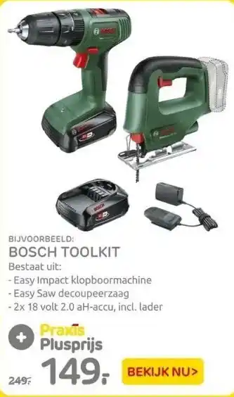 Praxis Bosch toolkit aanbieding