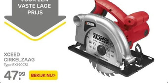 Praxis Xceed cirkelzaag aanbieding