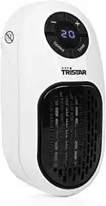 Amazon Tristar ka-5084 plug verwarming – programmeerbare timer – 400 watt, wit aanbieding