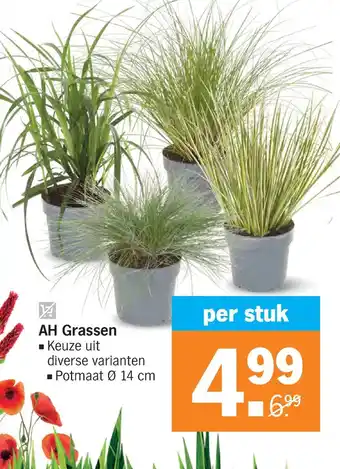 Albert Heijn Ah grassen aanbieding