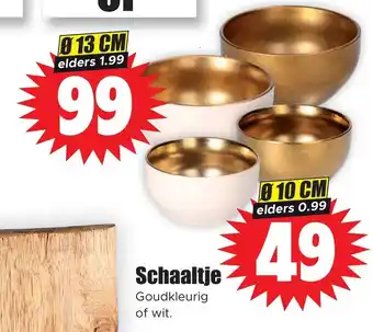 Dirk Schaaltje aanbieding