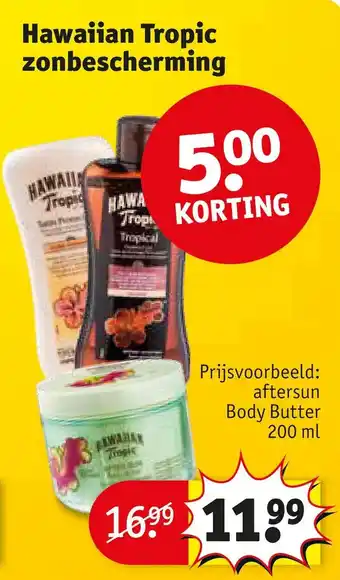 Kruidvat Hawaiian tropic zonbescherming aanbieding