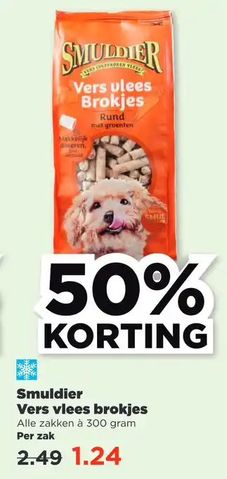 PLUS Smuldier vers vlees brokjes aanbieding