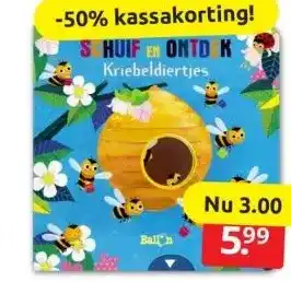 Boekenvoordeel Kriebeldiertjes schuif en ontdek aanbieding
