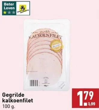 ALDI Gegrilde kalkoenfilet aanbieding