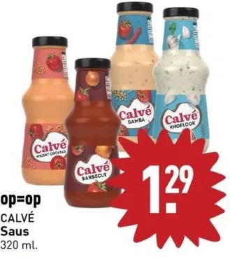 ALDI Calve saus aanbieding