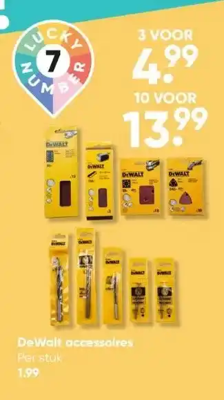 Big Bazar Dewalt accessoires per stuk aanbieding