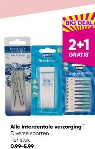 Big Bazar Alle interdentale verzorging" diverse soorten aanbieding