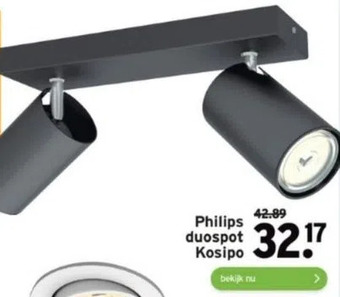 GAMMA Philips duospot kosipo aanbieding