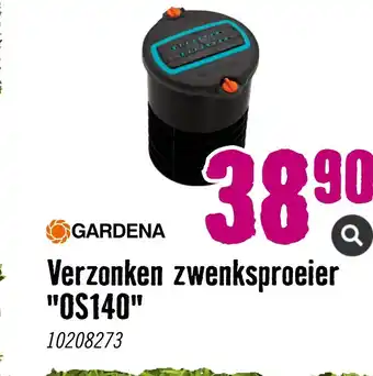 Hornbach Gardena verzonken zwenksproeier "os140" aanbieding