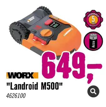 Hornbach Worx "landroid m500" aanbieding