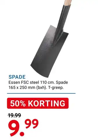 Kluswijs Spade aanbieding