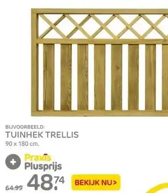 Praxis Tuinhek trellis aanbieding