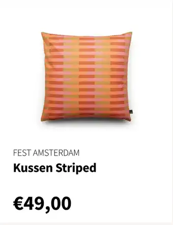 Nijhof Fest amsterdam kussen striped aanbieding