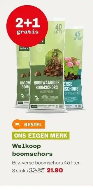 Welkoop Welkoop boomschors aanbieding