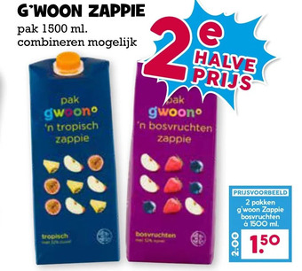 Boon`s Markt G'woon zappie aanbieding