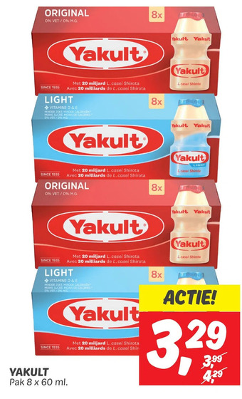 Dekamarkt Yakult aanbieding
