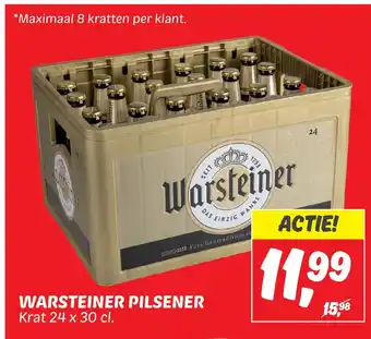 Dekamarkt Warsteiner pilsener aanbieding