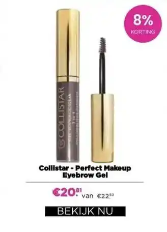 ICI Paris XL Collistar - perfect makeup eyebrow gel aanbieding