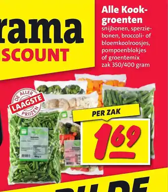 Nettorama Alle kookgroenten aanbieding