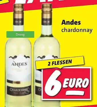 Nettorama Andes chardonnay aanbieding