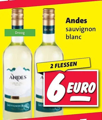 Nettorama Andes sauvignon blanc aanbieding