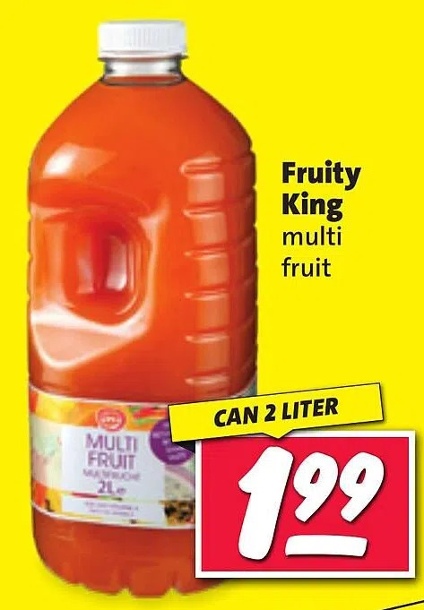 Fruity king multi fruit aanbieding bij Nettorama