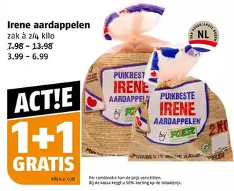 Poiesz Irene aardappelen aanbieding
