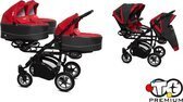 Bol.com B active trippy drieling kinderwagen 2in1 (levertijd 3 á 4 weken) 08 rosso aanbieding