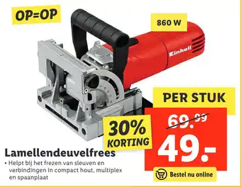 Lidl Lamellendeuvelfrees aanbieding