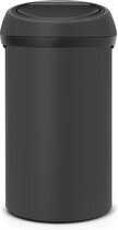 Bol.com Brabantia touch bin prullenbak - 60 l - mineral infinite grey aanbieding
