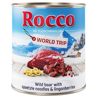 Zooplus 6x800g wereldreis oostenrijk rocco hondenvoer aanbieding
