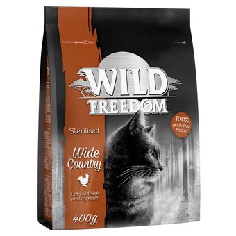 Zooplus 400g adult sterilised wild freedom kattenvoer aanbieding