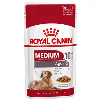 Zooplus 40x140g medium ageing 10+ royal canin hondenvoer aanbieding