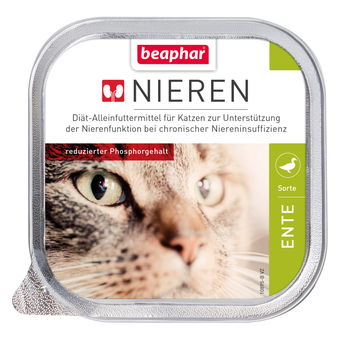 Zooplus 6x100g beaphar nierdieet eend kattenvoer aanbieding