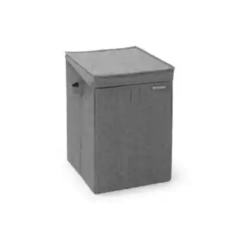 Praxis Brabantia wasbox stapelbaar 35 liter pepper black/zwart aanbieding