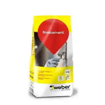 Praxis Weber snelcement 4kg aanbieding