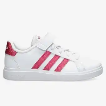 Perry Sport Adidas adidas grand court 2.0 sneakers wit/roze kinderen aanbieding