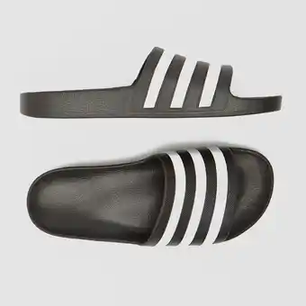Perry Sport Adidas adidas adilette aqua slippers zwart/wit heren aanbieding