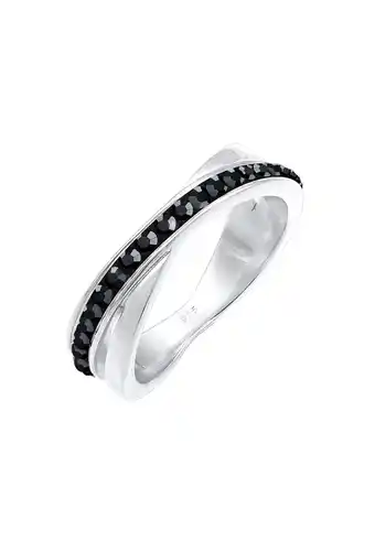 Douglas Elli elli ring dames wikkelring met kristallen in 925 sterling zilver aanbieding