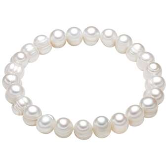 Douglas Valero pearls parel armband gekweekte zoetwaterparels gekweekte zoetwaterparels in wit aanbieding